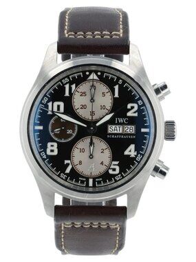 IWC Pilot Chrono Brown Dial Stainless Steel 42mm Automatic Men’s Watch